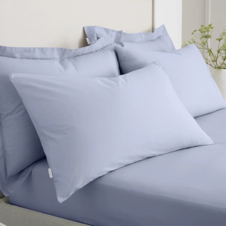 Image of Bianca '200 Thread Count Cotton Percale' Standard Pillowcase Pair Terracotta unisex