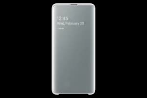 Image of Samsung Galaxy S10 5G Clear View Cover White (EF-ZG977CWEGWW)