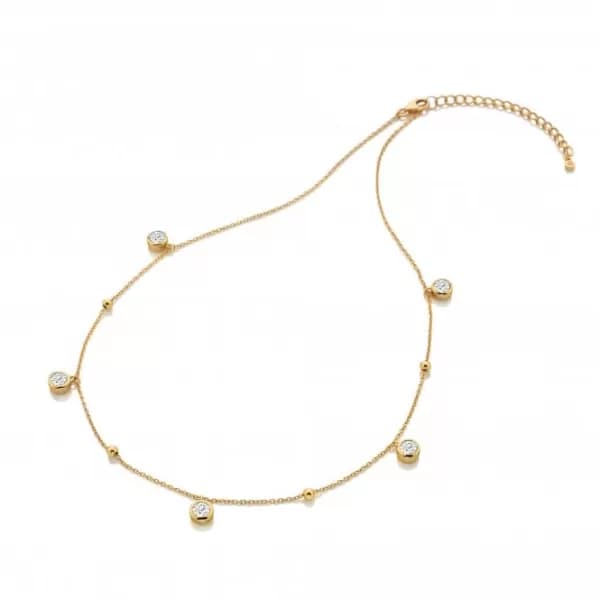 Image of Droplet White Topaz Necklace DN185