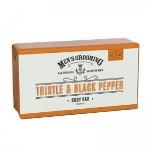 Image of Scottish Fine Soaps Thistle & Black Pepper Body Bar 220g