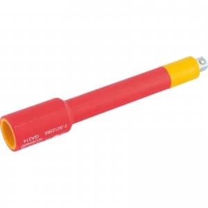 Image of Draper 1/4" Drive VDE Fully Insulated Socket Extension Bar 1/4" 100mm