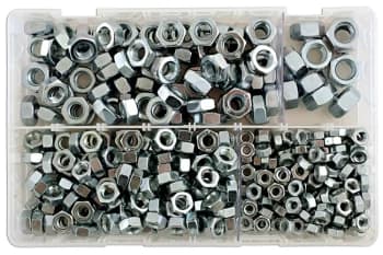 Image of Assorted MM Plain Steel Nuts Box Qty 370 Connect 31860