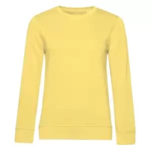 Image of B&C Womens/Ladies Organic Sweatshirt (M) (Blazing Yellow)