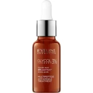 Image of Eveline Cosmetics Glycol Therapy Anti-Aging Serum with peptides 18 ml