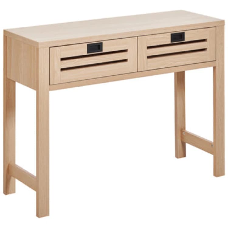 Image of Beliani Console Table Randa Light Brown