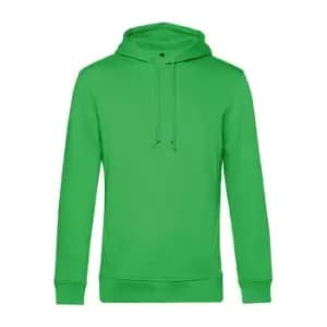Image of B&C Mens Organic Hooded Sweater (2XL) (Apple Green)