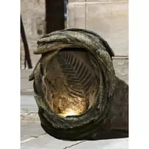 Image of Tranquility Water Features - Fossil Leaf Mains Powered Water Feature