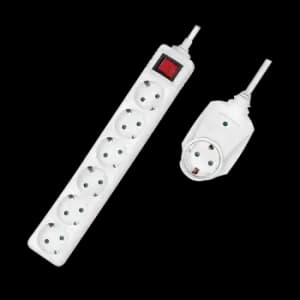 Image of LogiLink Outlet Strip, 6 safety sockets, w/ switch, +1...