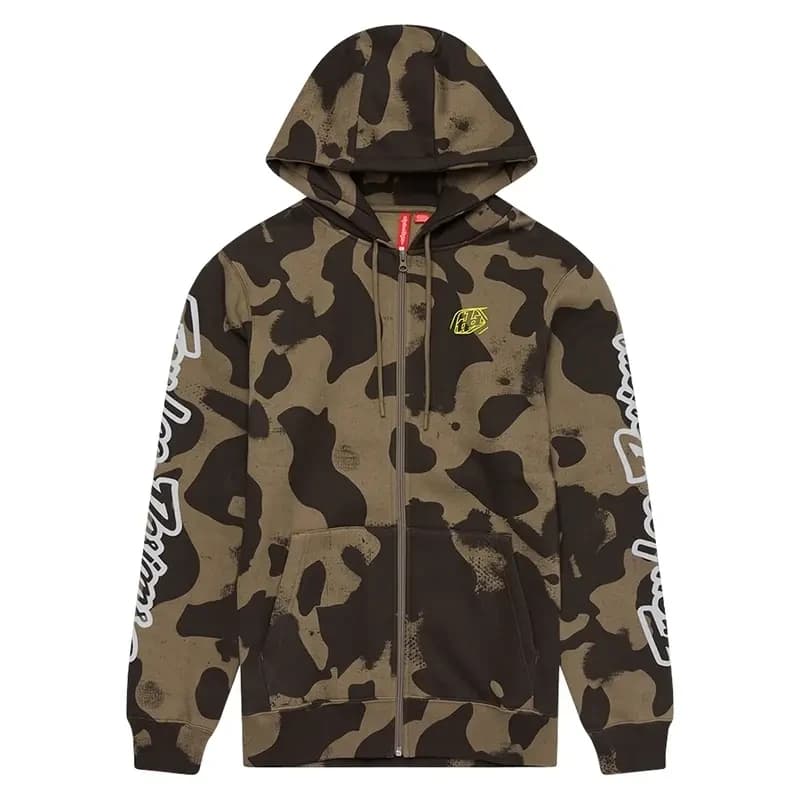 Image of Zip-up hoodie Troy Lee Designs Branded Vert Male S