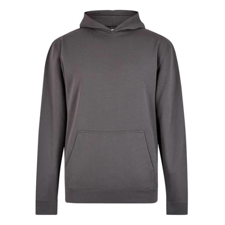 Image of Kustom Kit Mens Superwash 60°C Regular Hoodie in Charcoal Size: 3XL Charcoal Male 3XL
