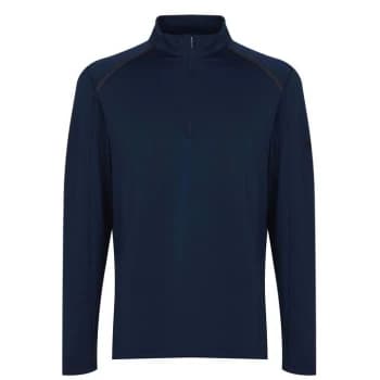 Image of Slazenger Zip Pullover Mens - Dress Blue