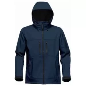 Image of Stormtech Mens Epsilon 2 Hooded Soft Shell Jacket (L) (Navy/Graphite Grey)