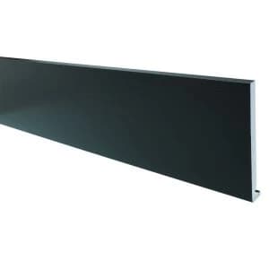 Image of Wickes PVCu Black Fascia Board 18 x 225 x 2500mm