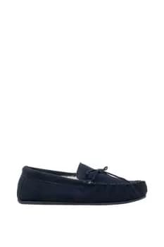 Image of Oliver Moccasin Wool Lined Slippers