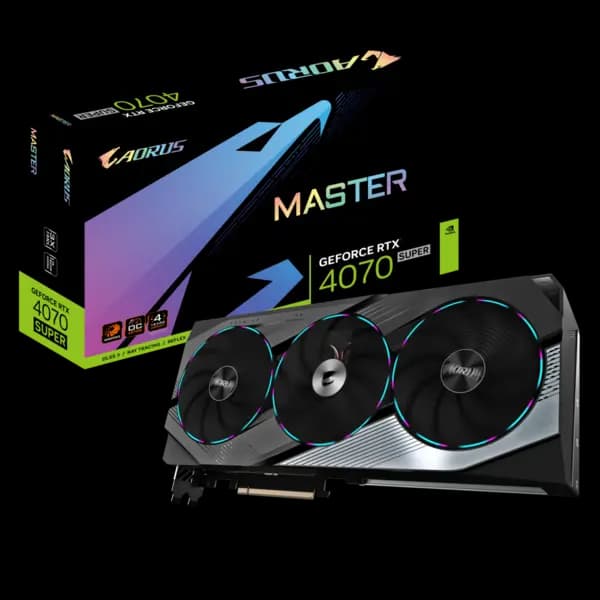 Image of Gigabyte AORUS GeForce RTX 4070 SUPER MASTER 12GB Graphics Card