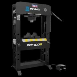 Image of Viking Air/Hydraulic Press 100 Tonne Floor Type with Sliding RAM and Foot Pedal