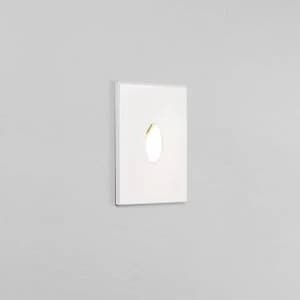 Image of LED 1 Light Outdoor Recessed Marker Wall Light White IP65