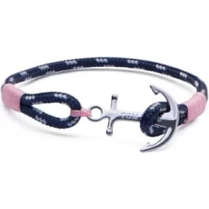 Image of Tom Hope Sterling Silver Coral Pink Bracelet Size S