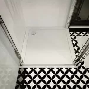 Image of Hudson Reed - Slip Resistant Square Shower Tray 800mm x 800mm - White