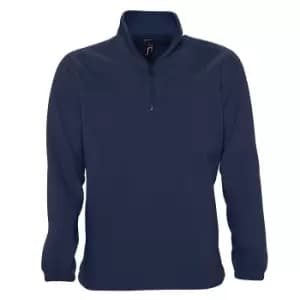 Image of SOLS Ness Unisex Zip Neck Anti-Pill Fleece Top (3XL) (Navy)