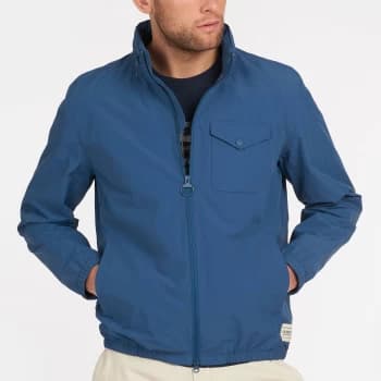 Image of Barbour Mens Herron Jacket - Washed Inky - XXL