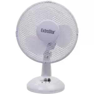 Image of ExtraStar 9' Oscillating Electric Table Fan 2 Speed