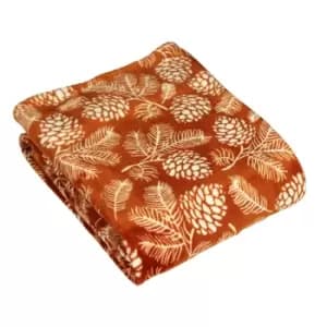 Image of Furn Irwin Throw (180cm x 140cm) (Rust)