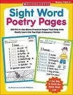 Image of Sight Word Poetry Pages by Rozanne Williams