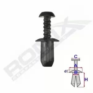 Image of ROMIX Clip C70427 BMW,MINI,3 Limousine (E46),3 Limousine (E90),5 Limousine (E60),3 Touring (E46),5 Limousine (F10),1 Schragheck (F20),3 Coupe (E46)
