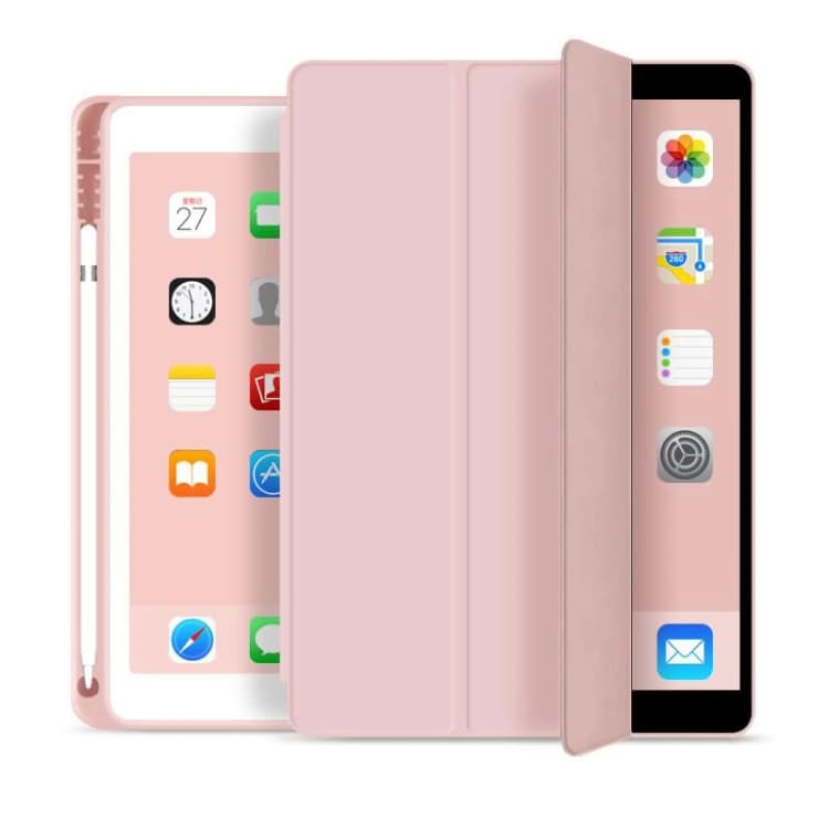 Image of eSTUFF SEATTLE Pencil Case for iPad 9.7 2018/2017 - Pink PU leather
