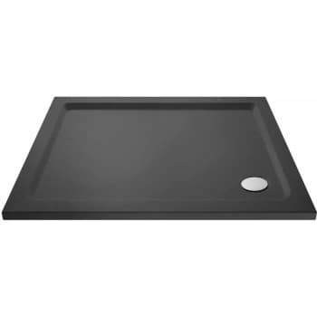 Image of Rectangular Shower Tray 900mm x 800mm - Slate Grey - Hudson Reed