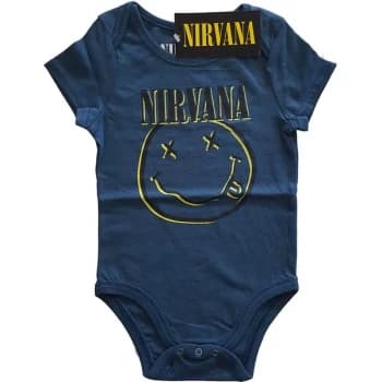 Image of Nirvana - Inverse Smiley Kids 0-3 Months Babywear - Blue