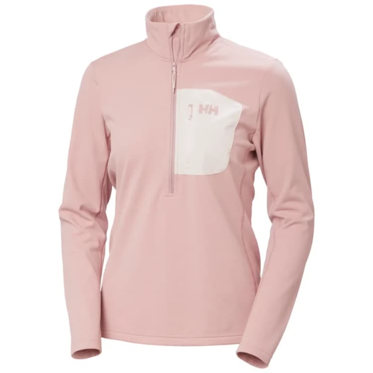 Image of Womens 1/2 zip training jacket Helly Hansen Versalite Rose Female L