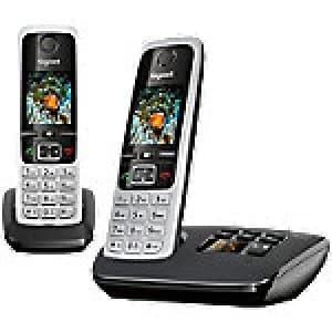 Image of Gigaset DECT Telephone C630A Twin Black, Silver