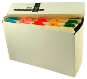 Image of Q Connect Expanding File A-z 19pkt Mylar