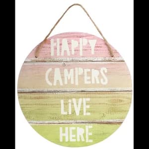 Image of Happy Camper Hanging Sign
