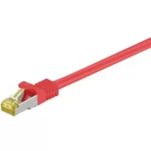 Image of Goobay RJ45 S/FTP CAT 7 Network Cable - 2m - Red