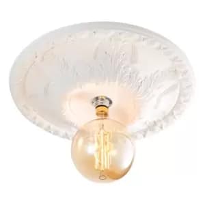 Image of Inlight 500mm Motril Paintable Ceiling Mount White