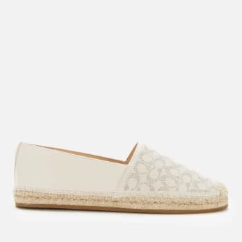 Image of Coach Womens Carley Espadrilles - Chalk - UK 7