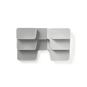Image of Joseph Joseph Duo Expandable Tiered Cupboard Organiser - Grey