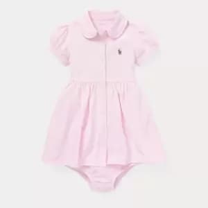 Image of Ralph Lauren Baby Oxford Dress - Carmel Pink - 2 Years