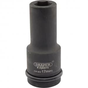 Image of Draper Expert 3/4" Drive Deep Hexagon Impact Socket Metric 3/4" 17mm