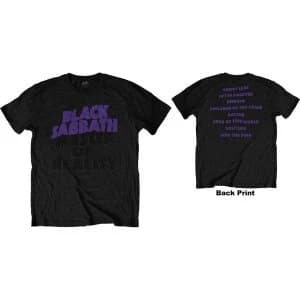 Image of Black Sabbath - Masters of Reality Album Unisex XX-Large T-Shirt - Black