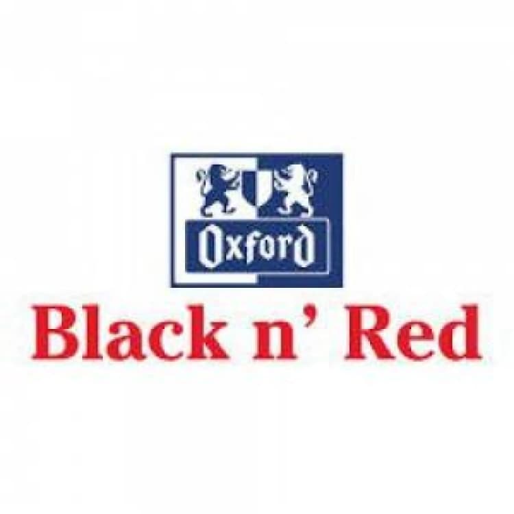 Image of Black n' Red Wirebound Glossy Hardback Notebook Ruled 140 Pages Perforated Black A4 - Pack of 2 (400155309)