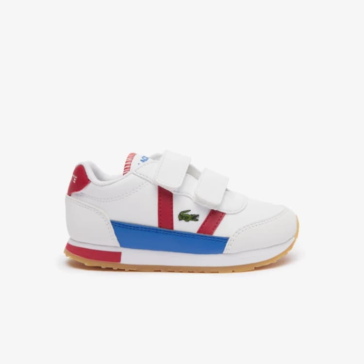 Image of Lacoste Partner Trainers - White red White red 6 infant