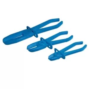 Image of Silverline Flexible Hose Clamp Set 3pce 884693