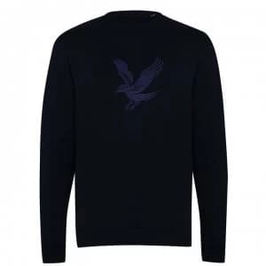 Image of Lyle and Scott Embroidery Eagle Sweatshirt - Dark Navy Z271