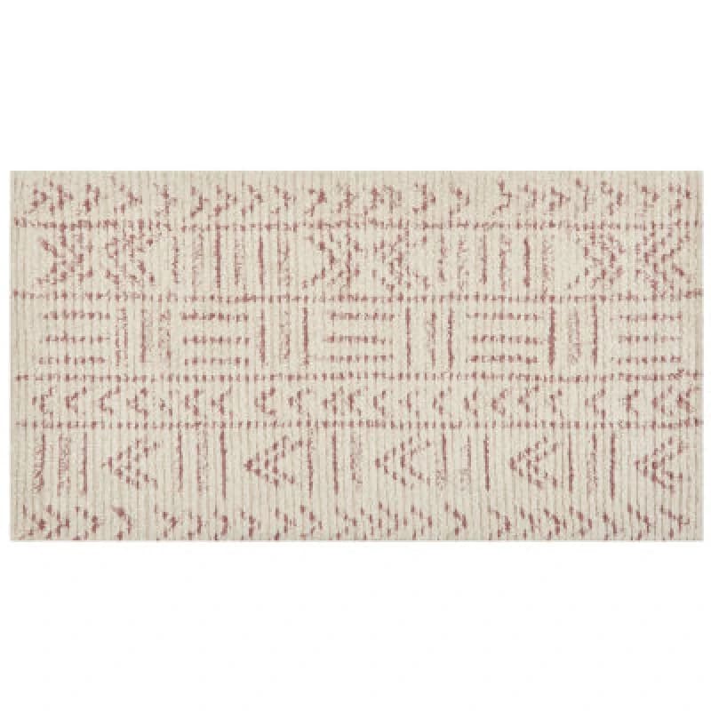 Image of Beliani Rug Edirne Beige 80 X 150 Cm Cotton