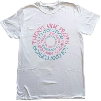 Image of Twenty One Pilots - Circular Unisex Small T-Shirt - White