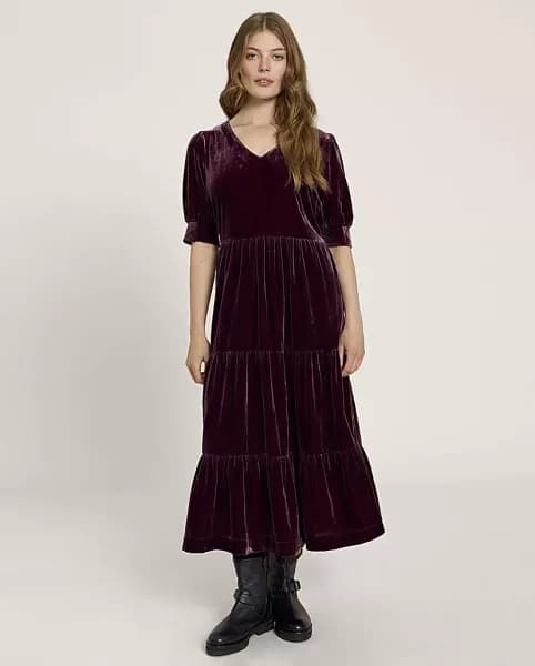 Image of White Stuff Arya Velvet Dress